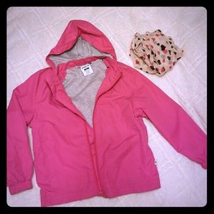Pink rain/wind jacket